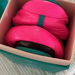 Tieks Fuchsia and Teal Ballet Flats